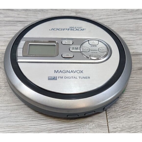 Magnavox CD MP3 Player Jog proof 100 ESP FM  Tuner Tested & Working - Picture 1 of 10